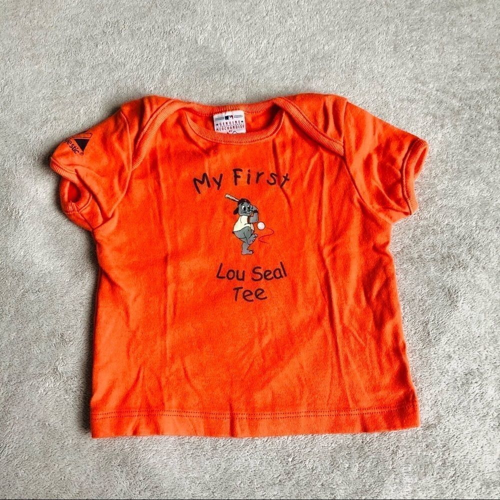 Majestic SF Giants My First Lou Seal T-Shirt